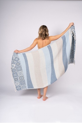 CHAPUTS Caria Blue Peshtemal