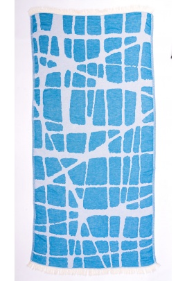 CHAPUTS Fortuna Turquoise Peshtemal (Double Face)