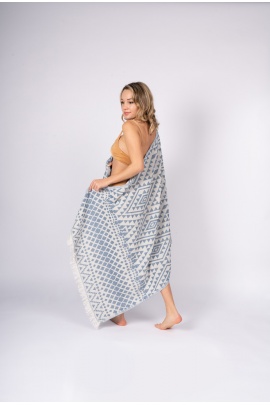 CHAPUTS Hermes Blue Peshtemal 