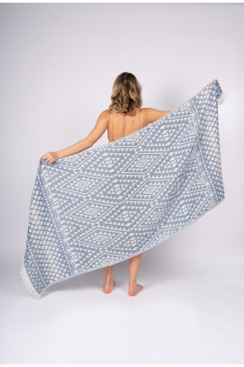 CHAPUTS Hermes Blue Peshtemal 