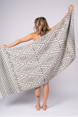 Hermes Black Peshtemal