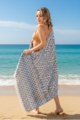 Hermes Blue Peshtemal