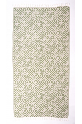 CHAPUTS Misis Khaki Green Peshtemal 