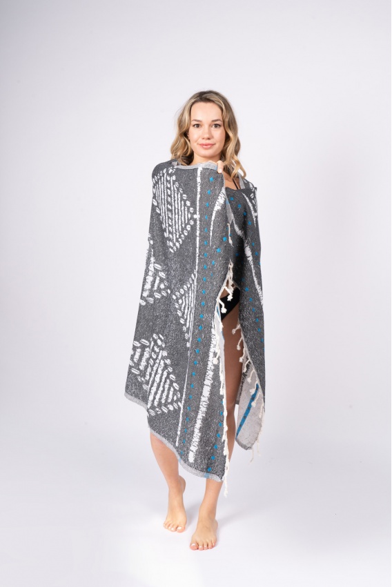 CHAPUTS Patara Black Peshtemal