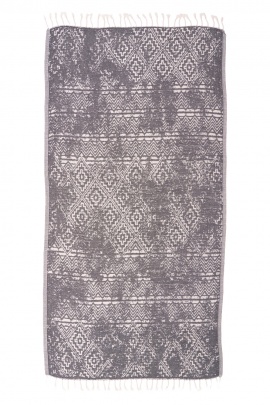 Priene Black Peshtemal