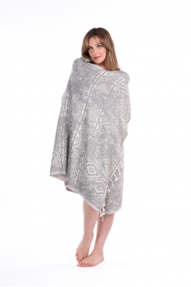 CHAPUTS Priene Grey Peshtemal