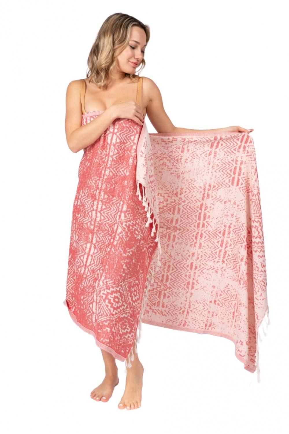 Priene Red Peshtemal