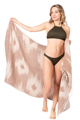 Teos Dark Beige Peshtemal