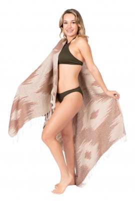 Teos Dark Beige Peshtemal