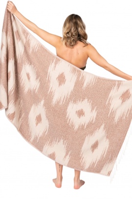 Teos Dark Beige Peshtemal