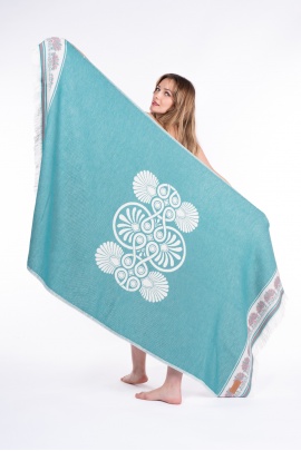 CHAPUTS Chalco Green Peshtemal