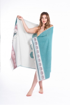 CHAPUTS Chalco Green Peshtemal