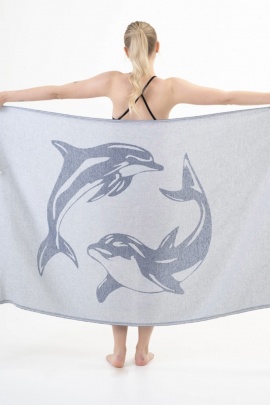 Dolphin Navy Peshtemal