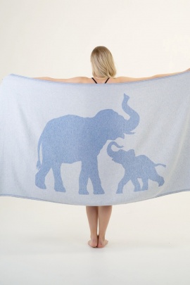 Elephant Blue Peshtemal