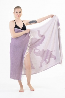 Elephant Purple Peshtemal