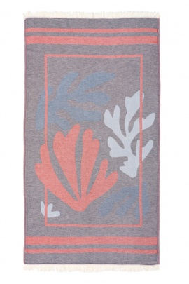 CHAPUTS Erine Navy Blue Peshtemal