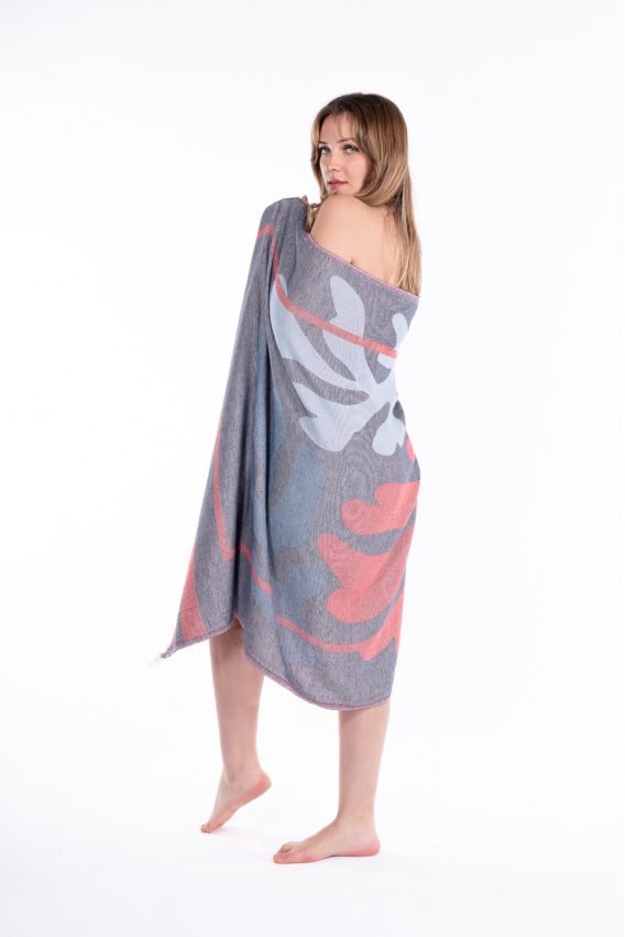 CHAPUTS Erine Navy Blue Peshtemal