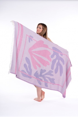 CHAPUTS Erine Purple Peshtemal