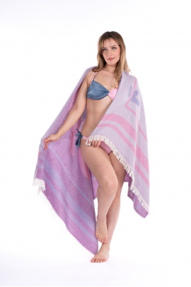 CHAPUTS Erine Purple Peshtemal