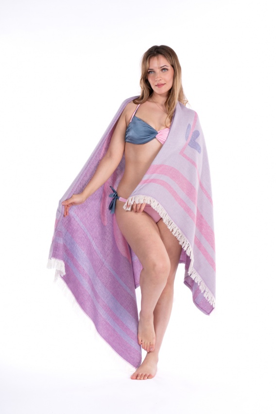 CHAPUTS Erine Purple Peshtemal