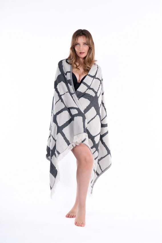 CHAPUTS Fortuna Black Peshtemal