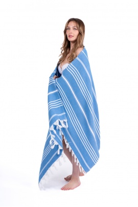 CHAPUTS Gordion Blue Peshtemal CHAPUTS Gordion Blue Peshtemal