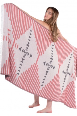 Knidos Red Peshtemal