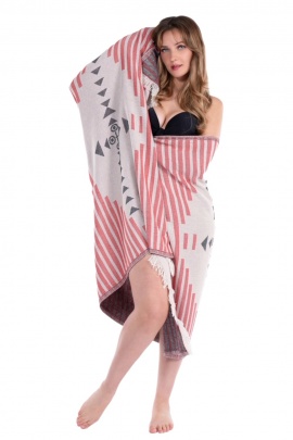 Knidos Red Peshtemal