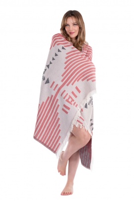 Knidos Red Peshtemal