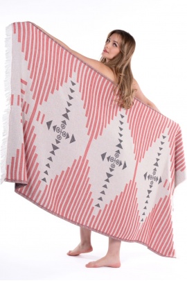 Knidos Red Peshtemal