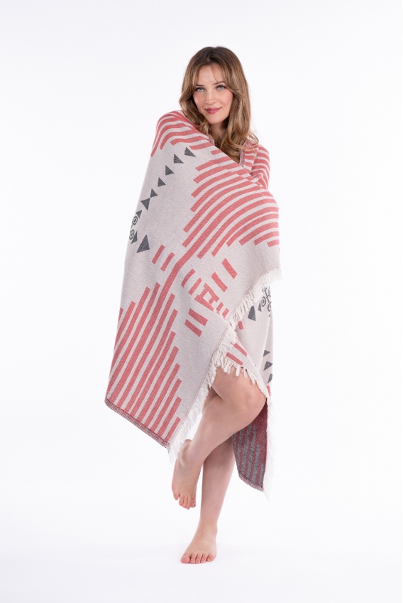 CHAPUTS Knidos Red Peshtemal