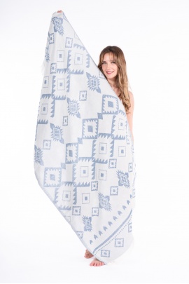 CHAPUTS Lebedos Navy Blue Peshtemal