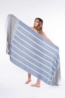 CHAPUTS Letoon Navy Blue Peshtemal CHAPUTS Letoon Navy Blue Peshtemal