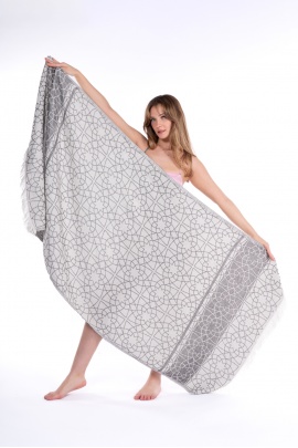 CHAPUTS Nysa Grey Peshtemal