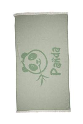 SAUDADE Panda Green Peshtemal (Sustainable Cotton)
