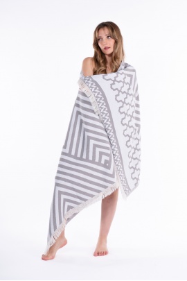 CHAPUTS Pedesa Grey Peshtemal