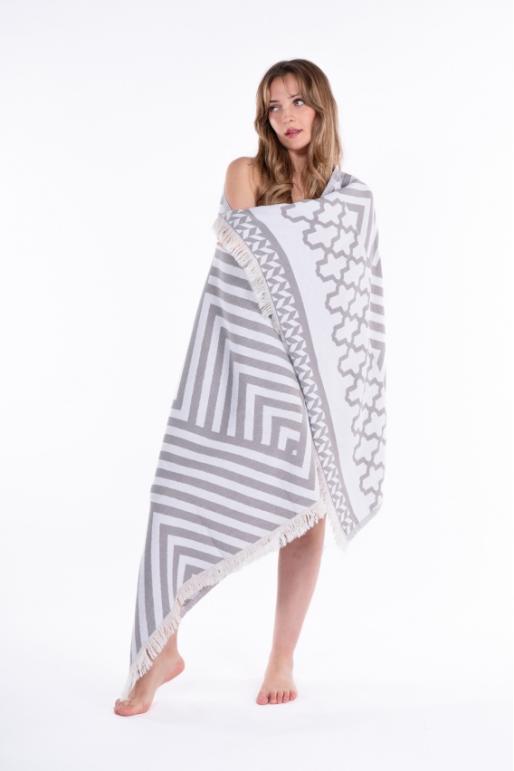 CHAPUTS Pedesa Grey Peshtemal