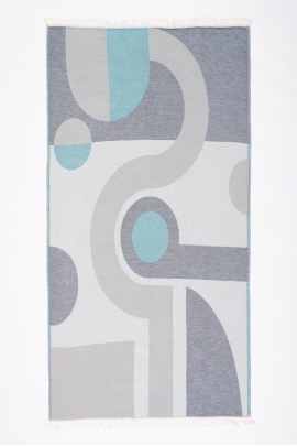 CHAPUTS Pergamon Blue Peshtemal