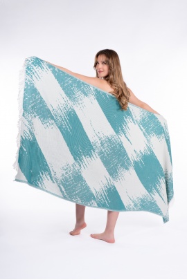 CHAPUTS Perge Green Peshtemal