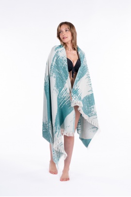 CHAPUTS Perge Green Peshtemal