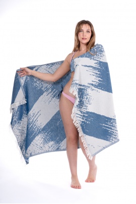 CHAPUTS Perge Navy Blue Peshtemal