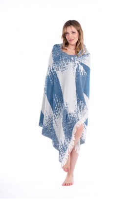 CHAPUTS Perge Navy Blue Peshtemal