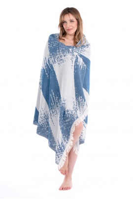 Perge Navy Blue Peshtemal