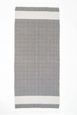 CHAPUTS Square Black Peshtemal