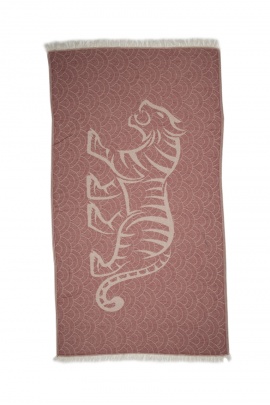 SAUDADE Tiger Red Peshtemal (Sustainable Cotton)