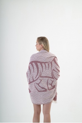 SAUDADE Tiger Red Peshtemal (Sustainable Cotton)