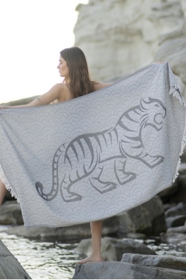 Tiger Black Peshtemal