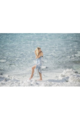 CHAPUTS Ancilla Navy Blue Peshtemal CHAPUTS Ancilla Navy Blue Peshtemal