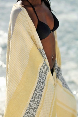 CHAPUTS Ancilla Yellow Peshtemal