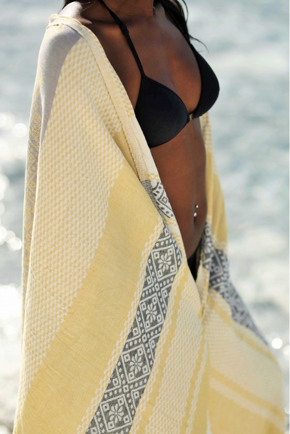 CHAPUTS Ancilla Yellow Peshtemal